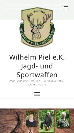 Vorschau der mobilen Webseite www.jaegerwilli.de, Jägersruh - Angelika und Wilhem Piel