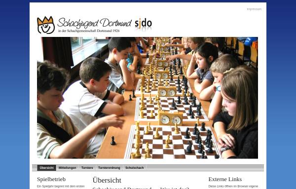 Vorschau von www.schachjugend-dortmund.de, Schachjugend Dortmund (SJDO)