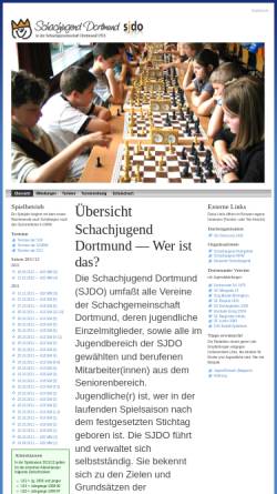 Vorschau der mobilen Webseite www.schachjugend-dortmund.de, Schachjugend Dortmund (SJDO)
