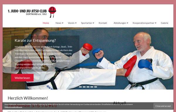 Vorschau von www.1jjjc-do.de, 1. Judo und Jiu Jitsu Club Dortmund