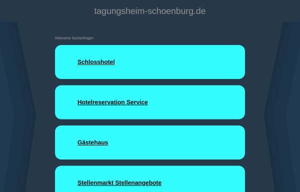 Vorschau von www.tagungsheim-schoenburg.de, Evangelisches Tagungs- und Freizeitheim