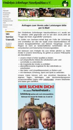 Vorschau der mobilen Webseite www.naturkundehaus-schoenburg.de, Schönburger Naturkundehaus