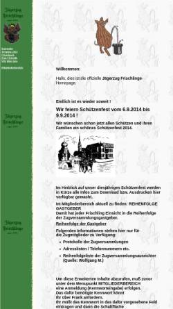 Vorschau der mobilen Webseite www.carrera4fun.de, Jägerzug Frischlinge gegr. 1979