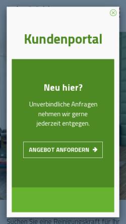 Vorschau der mobilen Webseite www.andres-reinigungen.ch, Andres Reinigungen