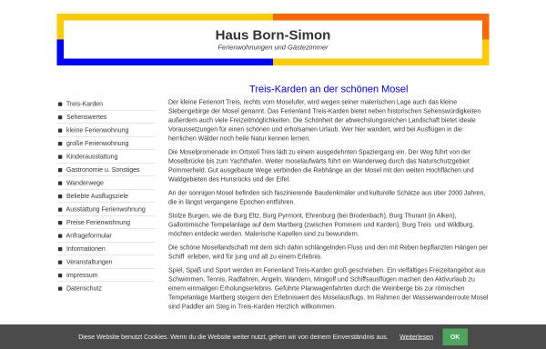 Vorschau von www.hausbornsimon.de, Haus Born-Simon