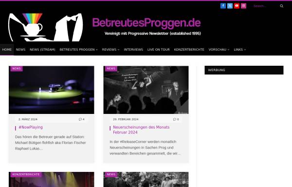 Vorschau von www.progressive-newsletter.de, Progressive Newsletter