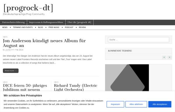 Vorschau von www.progrock-dt.de, progrock-dt