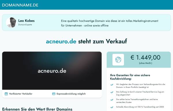 Vorschau von acneuro.de, ACN Communications