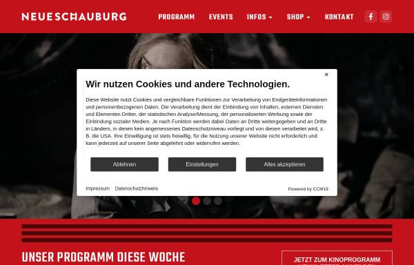 Vorschau von www.neueschauburg.de, Neue Schauburg