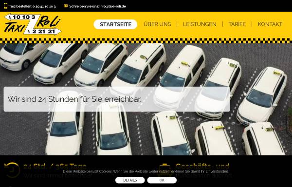 Vorschau von www.taxi-roli.de, Taxizentrale RoLi GbR