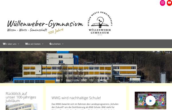 Vorschau von gymnasium-bergneustadt.de, Wüllenweber-Gymnasium