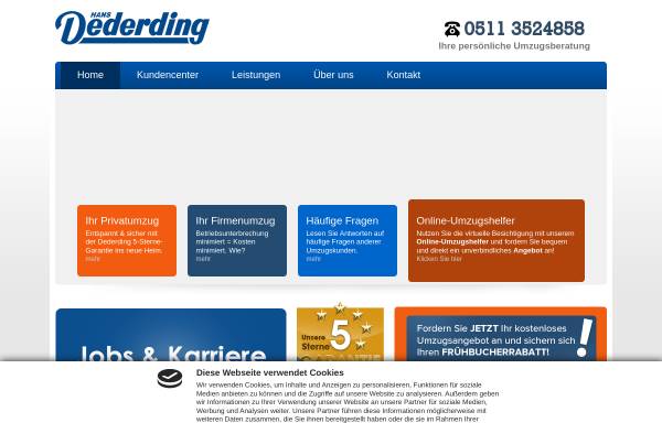 Vorschau von www.hans-dederding.de, Hans Dederding GmbH
