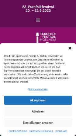 Eurofolk Festival Ingelheim
