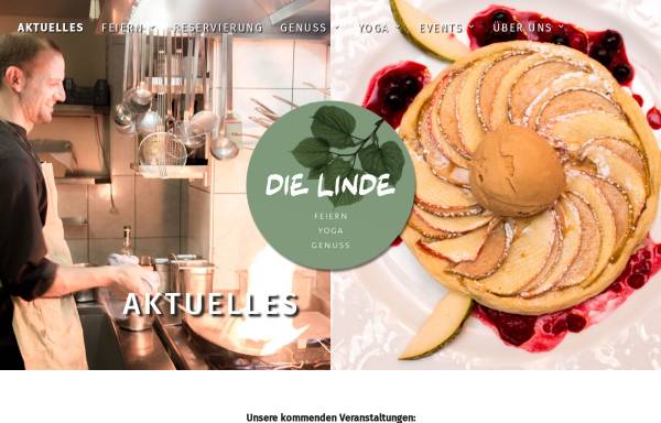 Vorschau von www.die-linde.com, Linde Restaurant