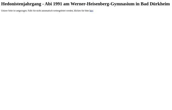 Vorschau von www.hedonistenjahrgang.de, Bad Dürkheim - Werner Heisenberg Gymnasium - 