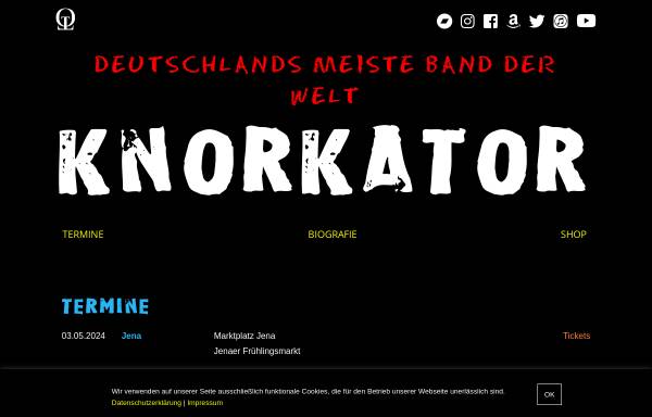Vorschau von www.knorkator.de, Knorkator