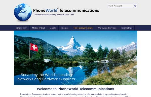 Vorschau von phoneworld.com, PhoneWorld Ltd