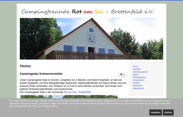 Vorschau von www.campingfreunde-rotamsee.de, Rot am See