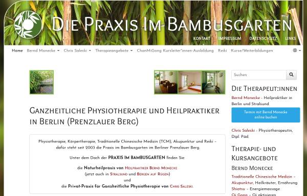 Vorschau von www.bambuspraxis.de, Praxis im Bambusgarten