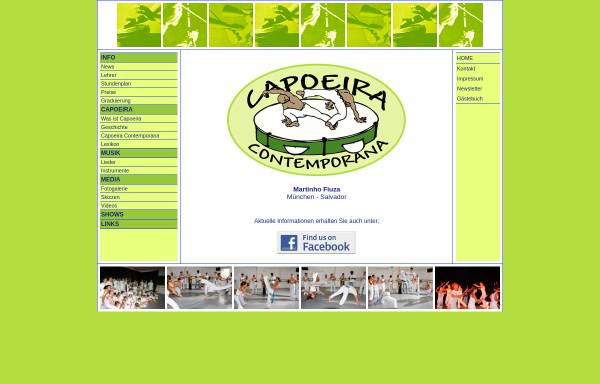 Vorschau von www.capoeira-contemporana.de, Capoeira Contemporana