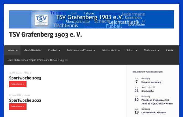 Vorschau von www.tsv-grafenberg.de, TSV Grafenberg 1903 e.V.