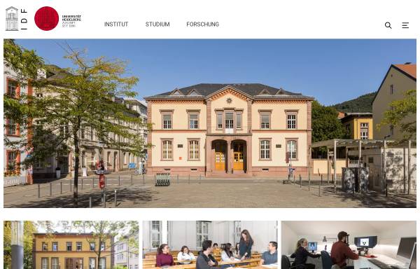 Vorschau von www.idf.uni-heidelberg.de, Ruprecht-Karls-Universität Heidelberg