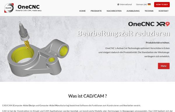 Vorschau von onecnc.de, OneCNC Deutschland