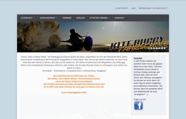 Vorschau von www.kite-buggy.de, Kitebuggy - Buggyblast X-Team