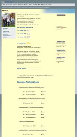 Vorschau der mobilen Webseite www.voss-arbeitsschutz.de, Ingenieurbüro Voss
