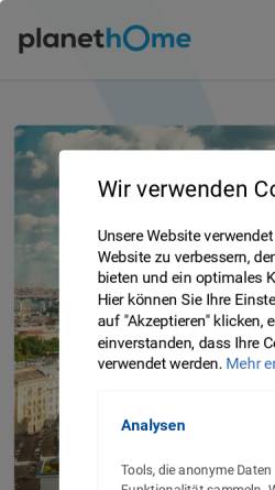Vorschau der mobilen Webseite www.planethome.at, PlanetHome Immobilien Austria