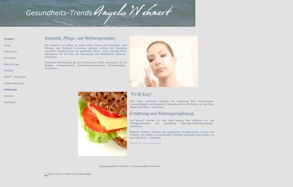 Gesundheits-Trends, Angela Wehnert