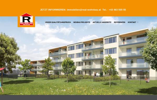 Vorschau von www.real-wohnbau.at, Real-Wohnbau GmbH