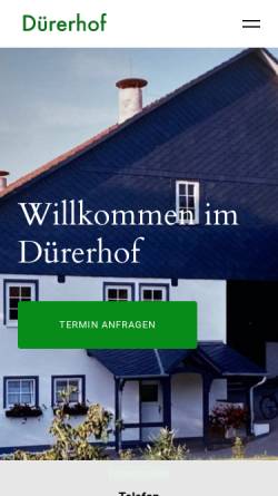 Vorschau der mobilen Webseite duererhof.com, Dürerhof