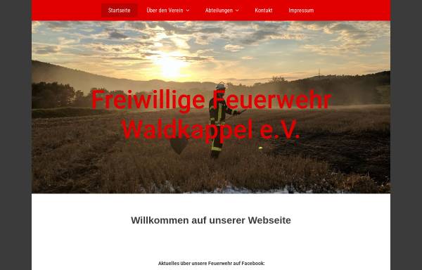 Vorschau von www.feuerwehr-waldkappel.de, Freiwillige Feuerwehr Stadt Waldkappel
