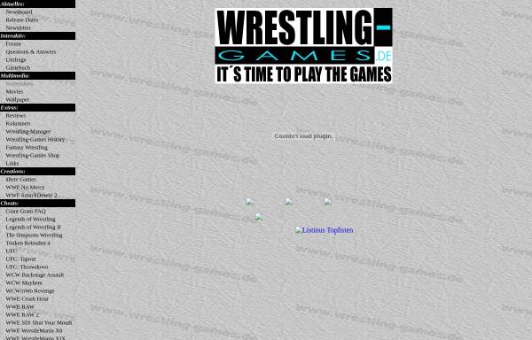 Vorschau von www.wrestling-games.de, Wrestling-Games.de