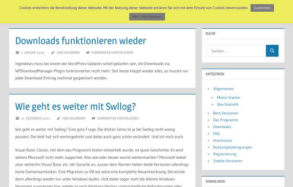 Vorschau von www.swllog.de, Swllog