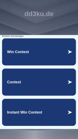 Vorschau der mobilen Webseite www.dd3ku.de, Win-Contest