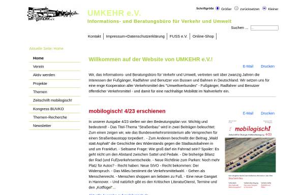 Vorschau von www.umkehr.de, Umkehr e.V.