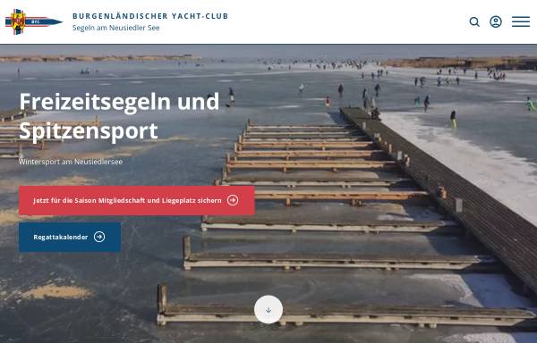 Vorschau von www.byc.at, Burgenländischer Yacht-Club