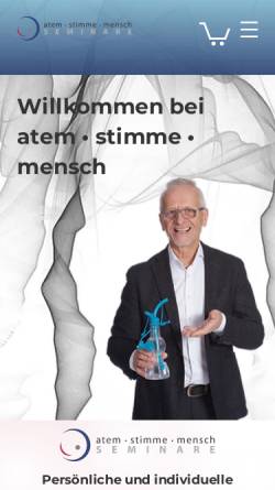 Vorschau der mobilen Webseite www.atemstimmemensch.ch, Atem-Stimme-Mensch Seminare