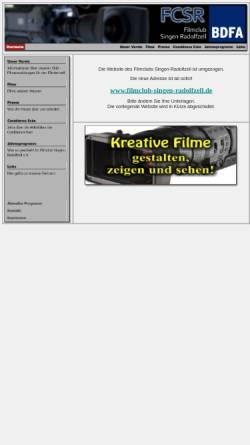 Vorschau der mobilen Webseite www.filmamateur.de, Filmclub Singen-Radolfzell e.V.