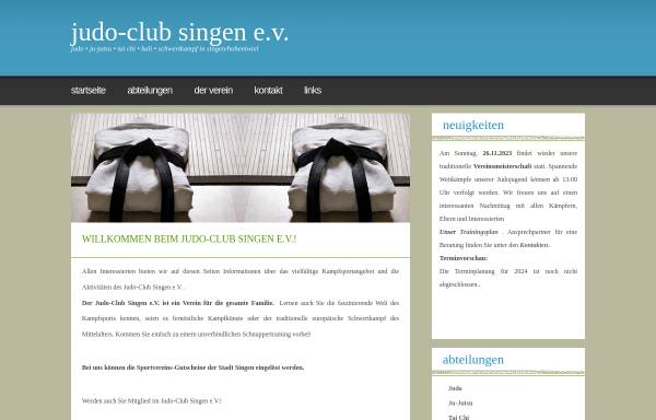 Vorschau von www.judoclub-singen.de, Judoclub-Singen e.V.