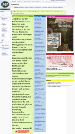 Vorschau der mobilen Webseite www.moneypedia.de, Moneypedia