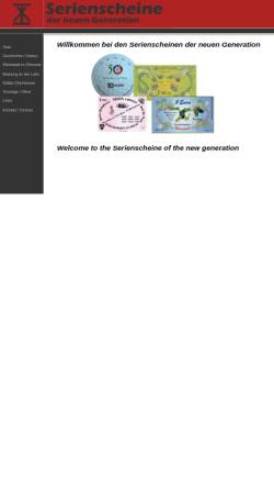 Vorschau der mobilen Webseite www.serienschein.de, Serienscheine der neuen Generation