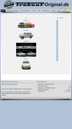 Vorschau der mobilen Webseite www.original-trabant.de, Original Trabant