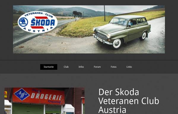 Vorschau von www.skoda-oldtimer.at, Skoda Veteranenclub Austria