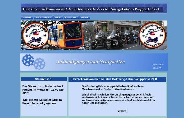 Vorschau von goldwing-fahrer-wuppertal.net, Goldwing-Fahrer Wuppertal (GWFW)