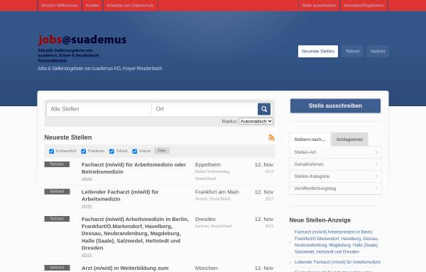 Vorschau von suademus.com, Medical.Suademus+Com