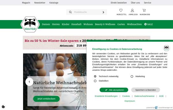 Waschbär Umweltversand, Triaz GmbH