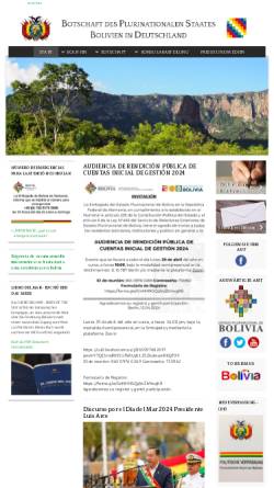 Vorschau der mobilen Webseite www.bolivia.de, Bolivien